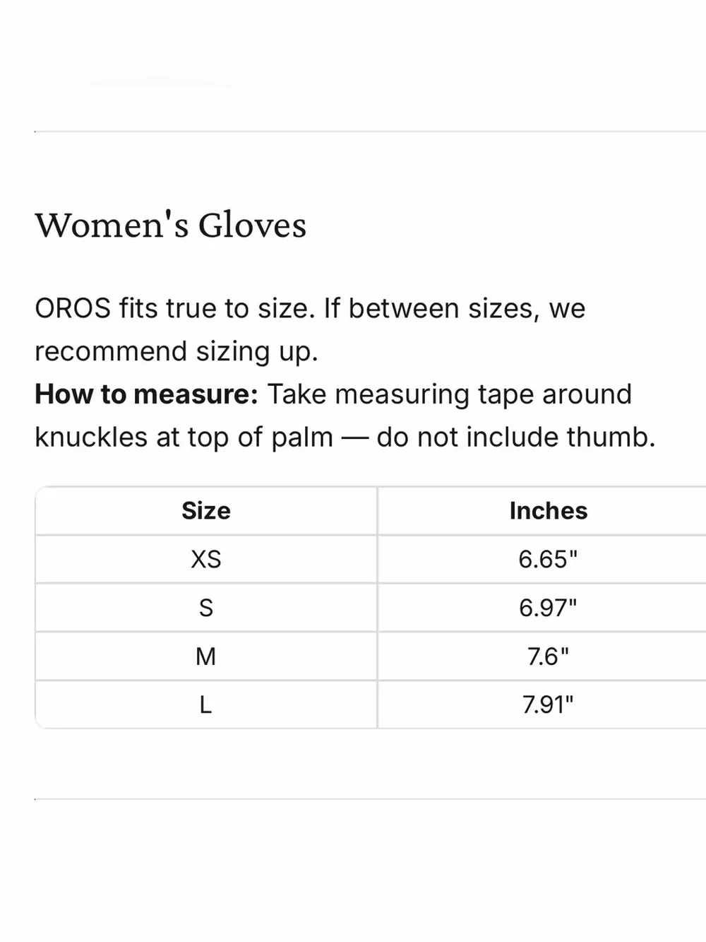 OROS Women's Immix Solarcore Mittens XS NEW